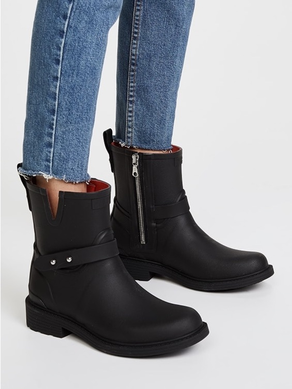 Rag & Bone Moto Rain Boots